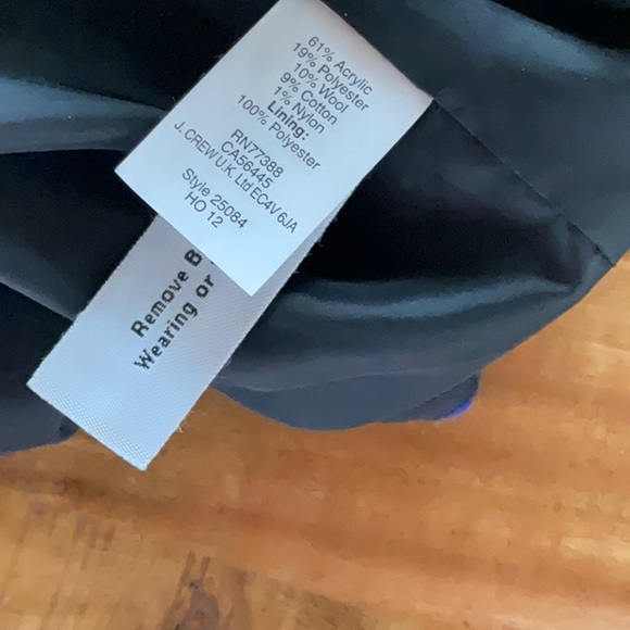 J. Crew Blue Mini Pencil Skirt for Work - Picture 7 of 7